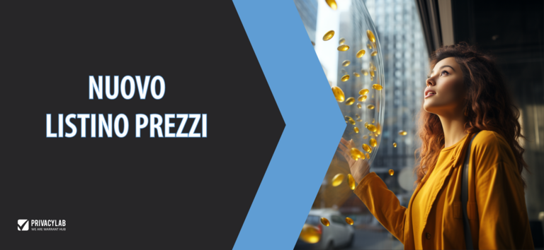 Comunicazione del nuovo listino prezzi PrivacyLab